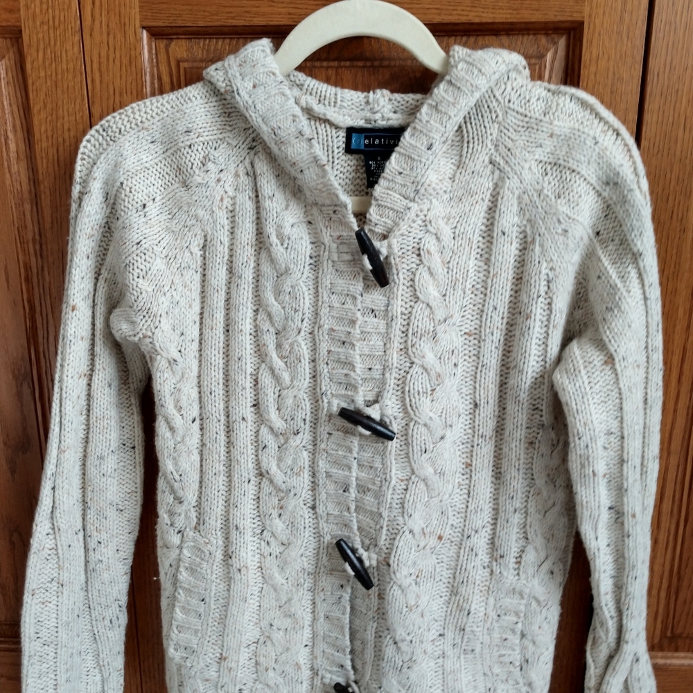 Relativity Hooded Cardigan Sweater